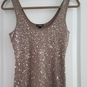 EXPRESS Sequin Tank